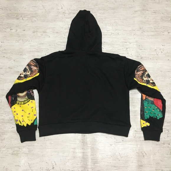 ZARA GIRL PRINTED HOODIE SWEATSHIRT - Picture 5 of 8